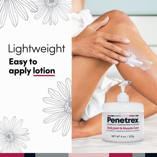 NEW: Penetrex Daily Joint & Muscle Care Lotion, 8 oz Pump
