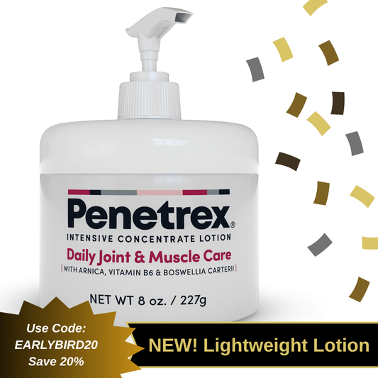 NEW: Penetrex Daily Joint & Muscle Care Lotion, 8 oz Pump