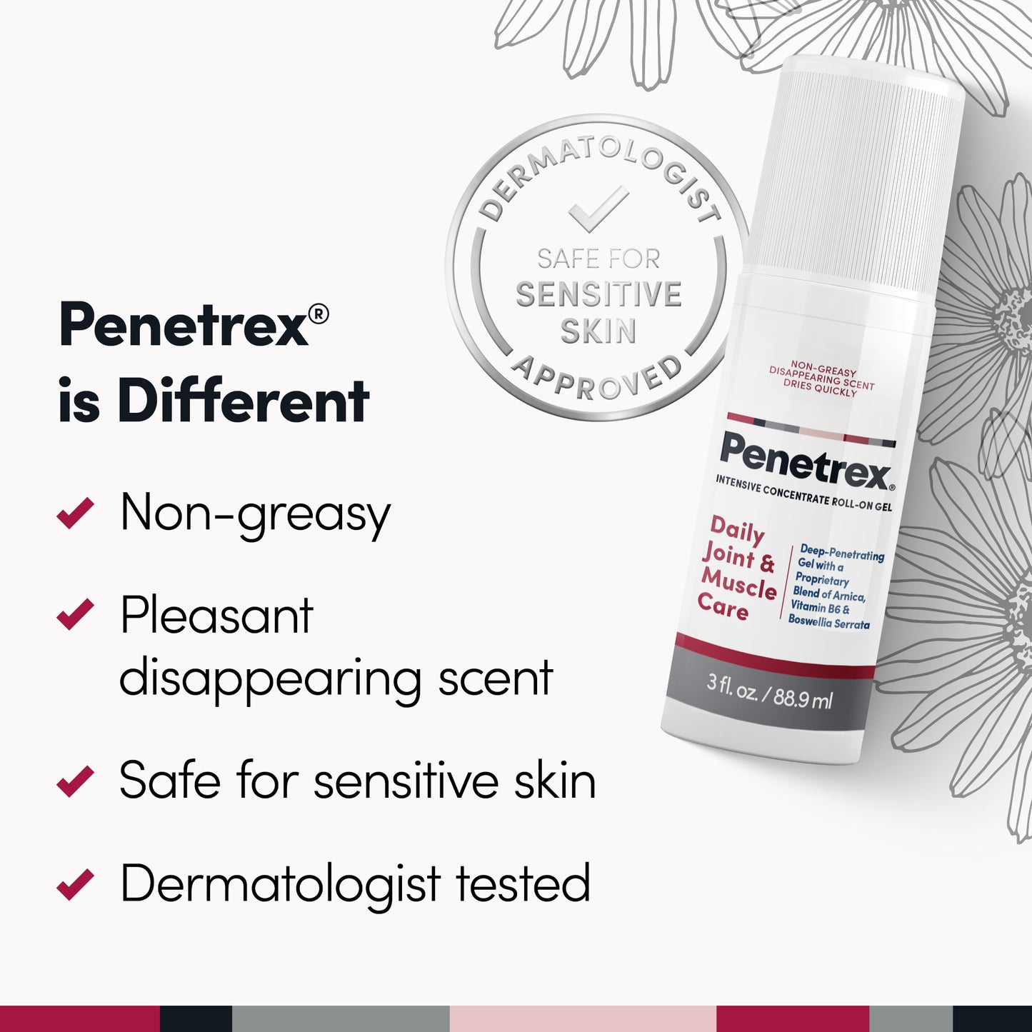 Penetrex Daily Joint & Muscle Care, 3 Oz. Gel