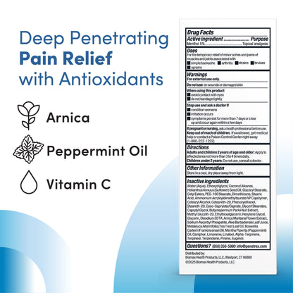 Penetrex Advanced Joint & Muscle Pain Relief Cream, 2 oz with 5% Menthol (Advertorial Funnel)