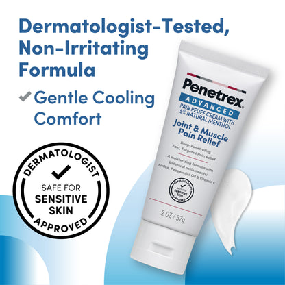 Penetrex Advanced Joint & Muscle Pain Relief Cream, 2 oz with 5% Menthol (Advertorial Funnel)
