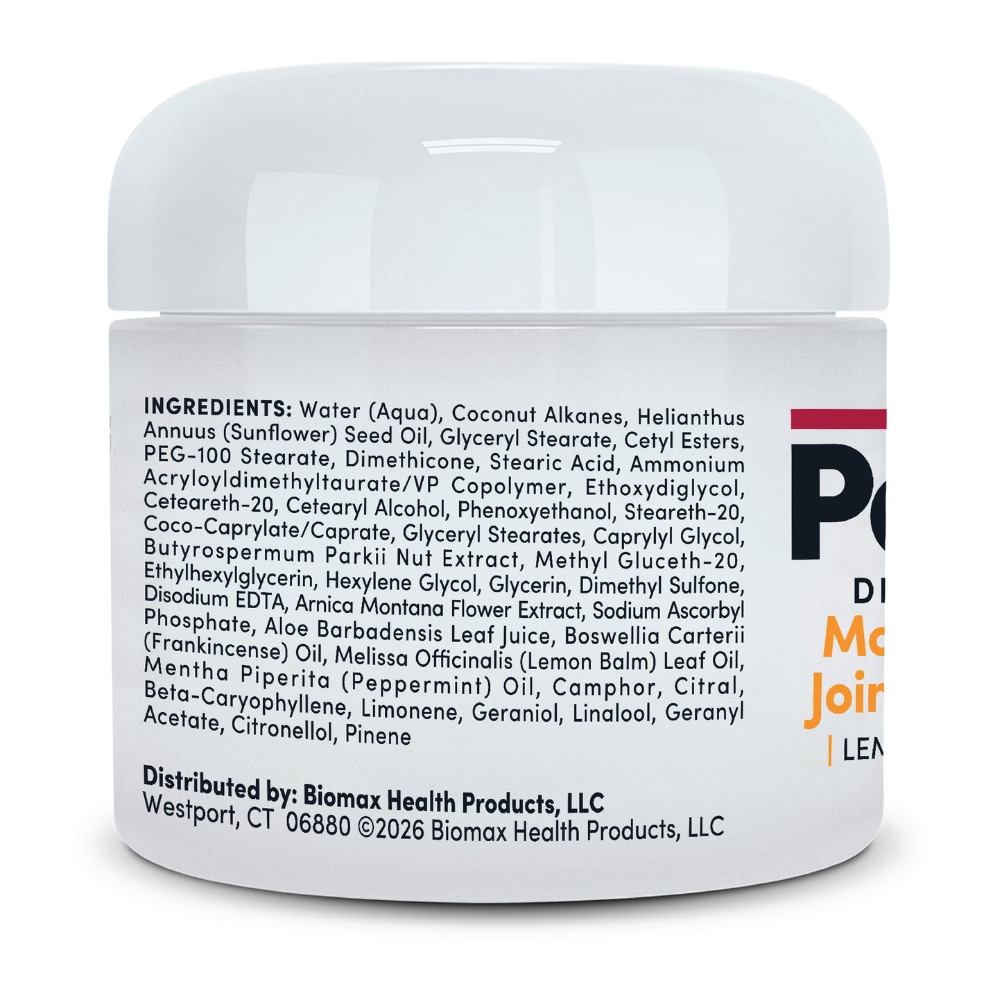 Penetrex Morning Wake-Up Joint & Muscle Care 2 oz jar, side view