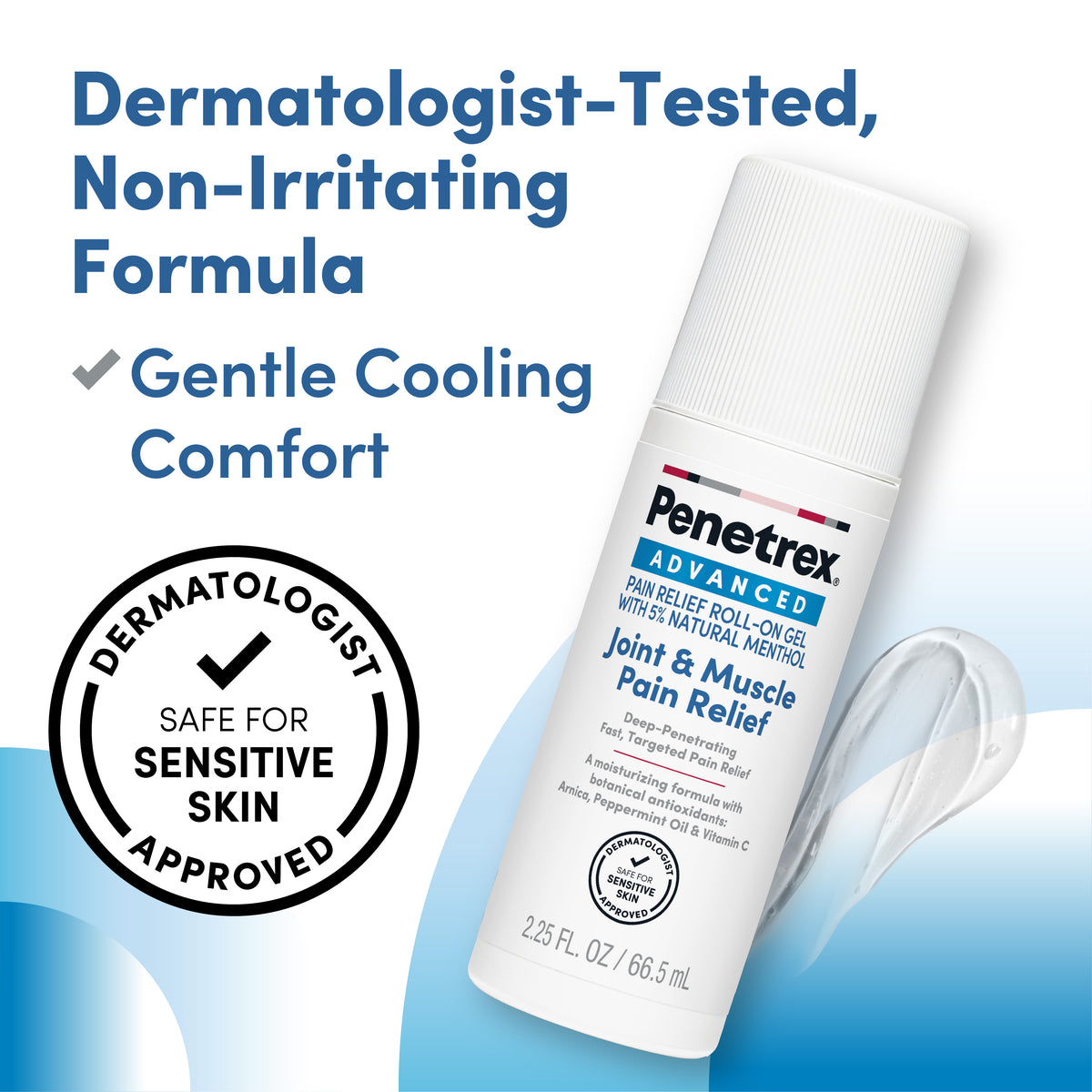 Penetrex Advanced Pain Relief Roll-On Gel for Joint & Muscle (2.25 FL Oz) (GWP - SHRINE PRODUCT)
