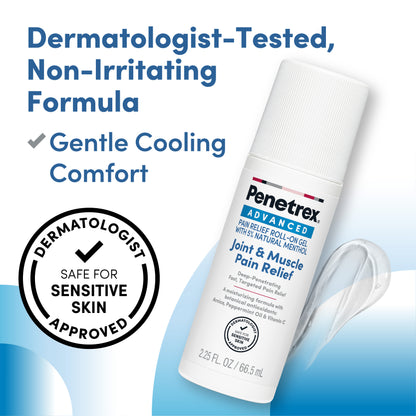 Penetrex Advanced Pain Relief Roll-On Gel for Joint & Muscle (2.25 FL Oz) (GWP - SHRINE PRODUCT)