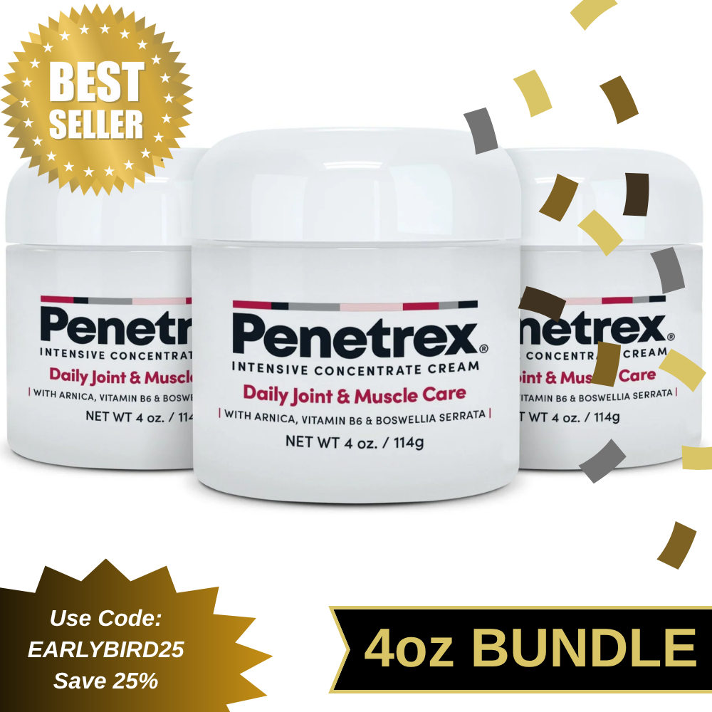 Penetrex Daily Joint & Muscle Care, 4 Oz. Cream (3-Pack)