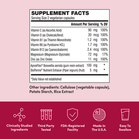 Penetrex Joint, Muscle & Nerve Support Supplement, 30 Day Supply (60 count)