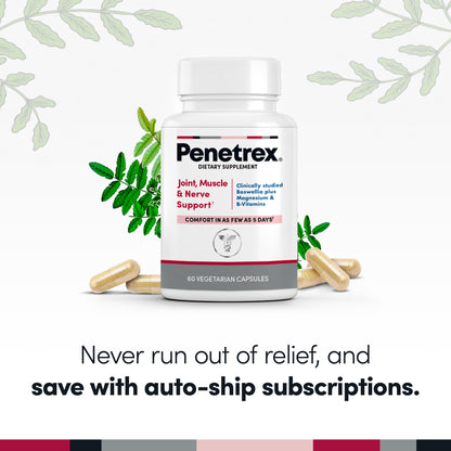 Penetrex Joint, Muscle & Nerve Support Supplement, 30 Day Supply (60 count)