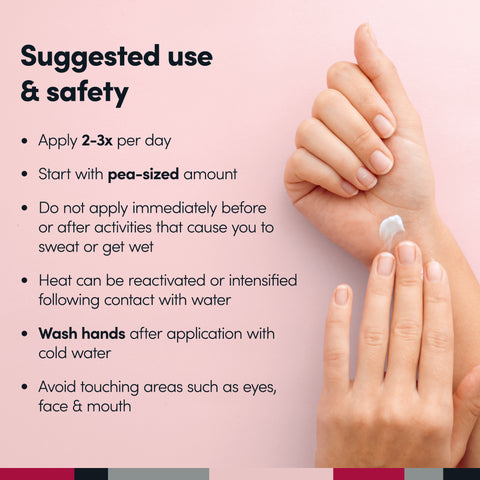 NEW! Penetrex Warming Pain Relief Cream, 2 Oz.