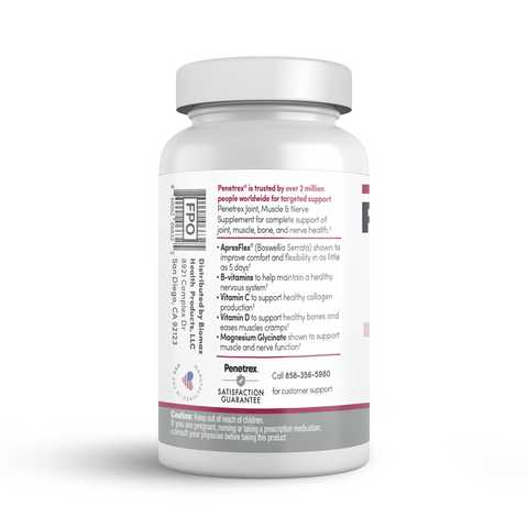 Penetrex Joint, Muscle & Nerve Support Supplement, 30 Day Supply (60 count)